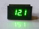 Digitale voltmeter met display groen 3,2-30,0V mini